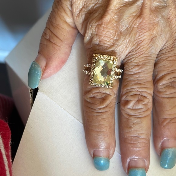 Badgley Mischka Jewelry New Badgley Mischka Citrine Emerald Cut